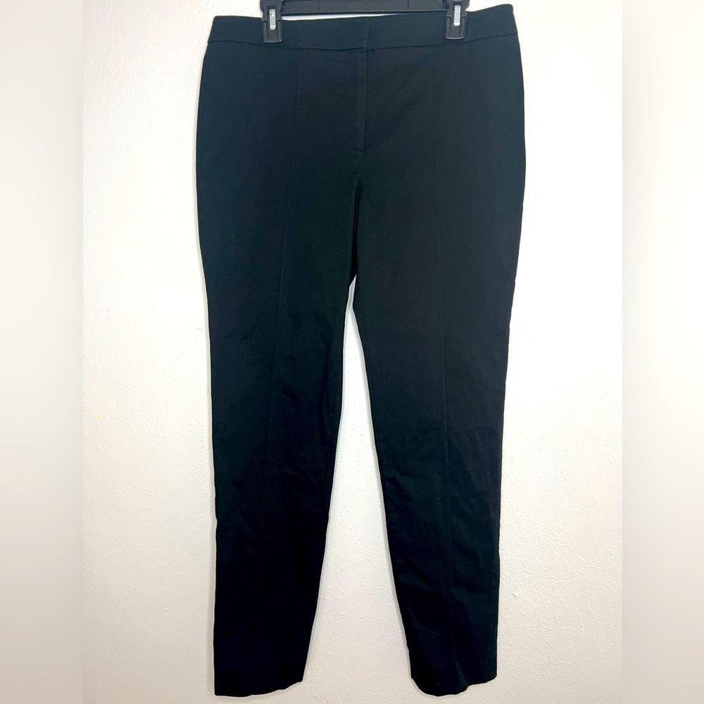 Magaschoni black cotton blend trouser pants women’s size 12